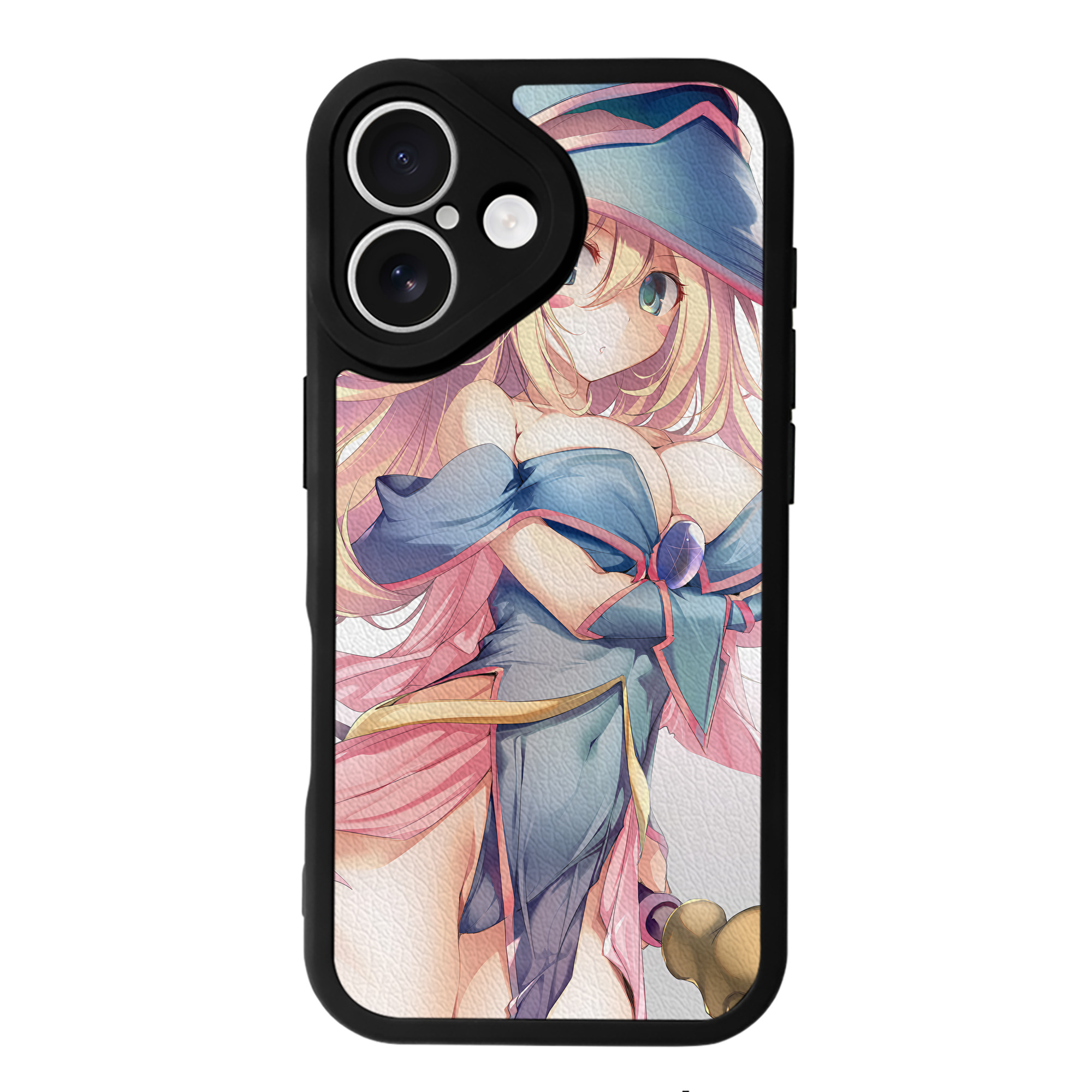 （画像用） 遊☆戯☆王 Yu-Gi-Oh! 【iPhone 16シリーズ対応】シリコンスマホケース（レザー調） 材質：シリコン